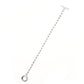 GUCCI Chain Lariat Bracelet Silver 925 Ball Silver Approx. 19g 7-10-502