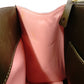 LOUIS VUITTON City Steamer PM Handbag, Leather, Pink, Khaki, Gold Hardware