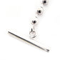 GUCCI Chain Lariat Bracelet Silver 925 Ball Silver Approx. 19g 7-10-502