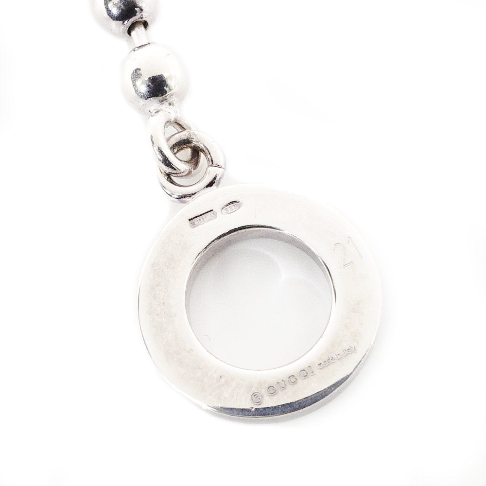 GUCCI Chain Lariat Bracelet Silver 925 Ball Silver Approx. 19g 7-10-502