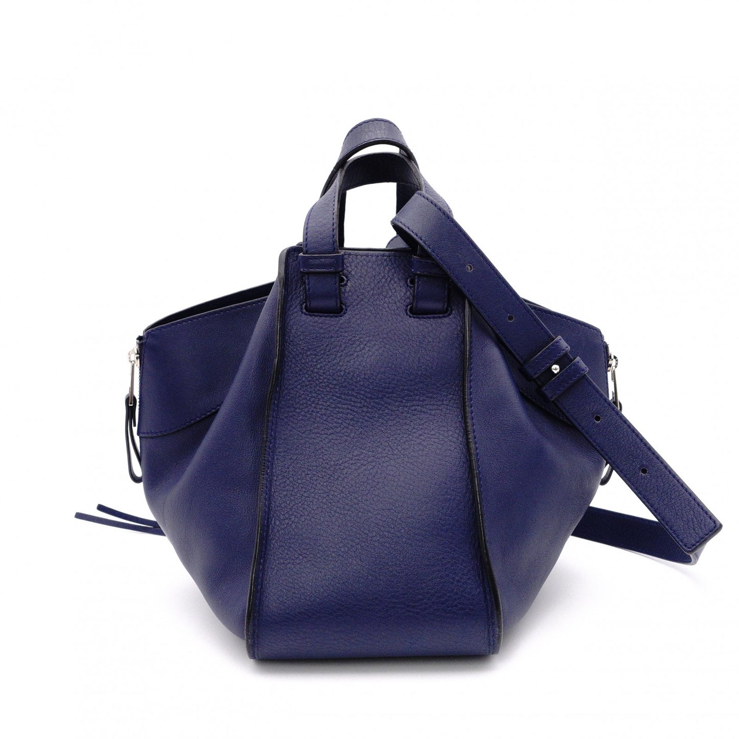 LOEWE Hammock Small Handbag, Leather, Blue, 2-Way Shoulder Bag