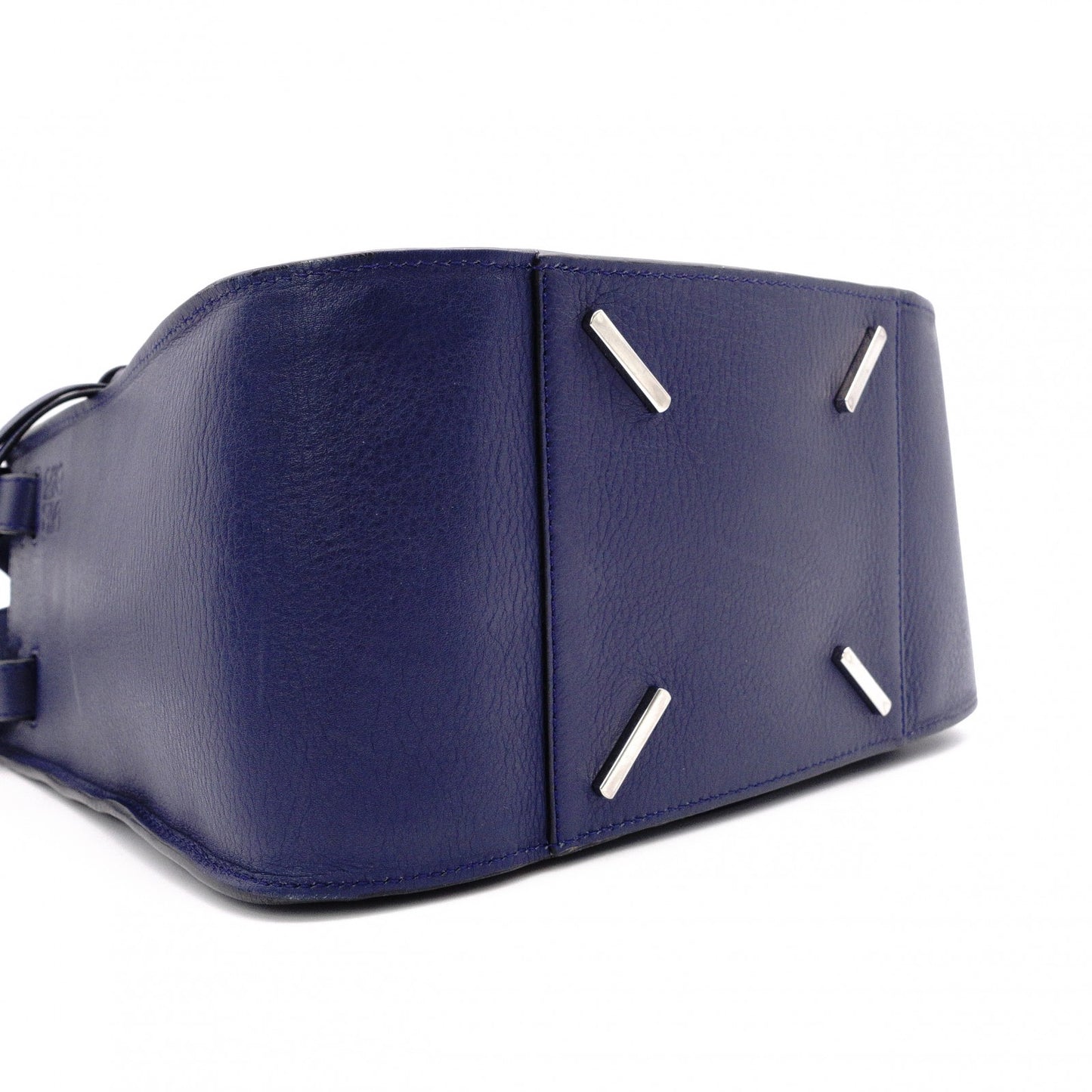 LOEWE Hammock Small Handbag, Leather, Blue, 2-Way Shoulder Bag