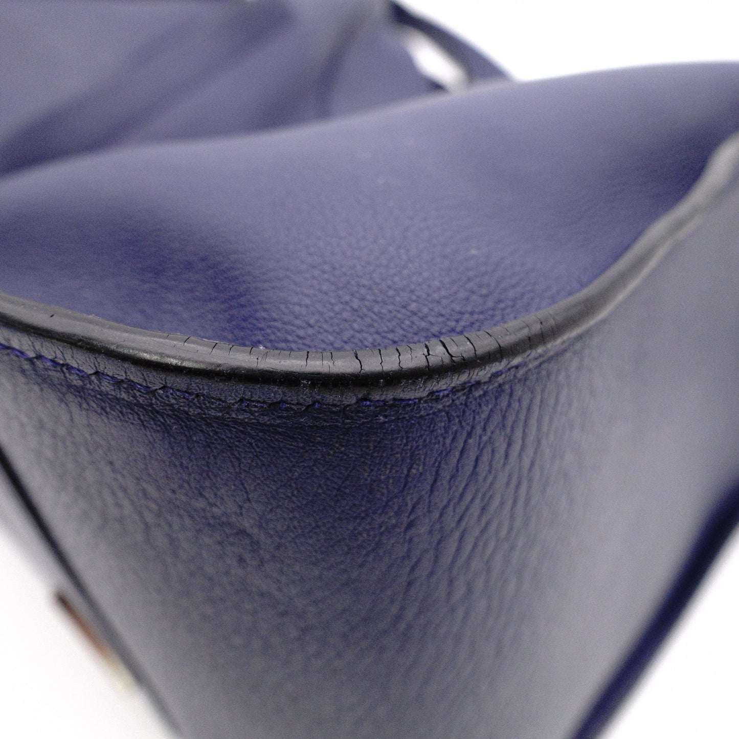 LOEWE Hammock Small Handbag, Leather, Blue, 2-Way Shoulder Bag