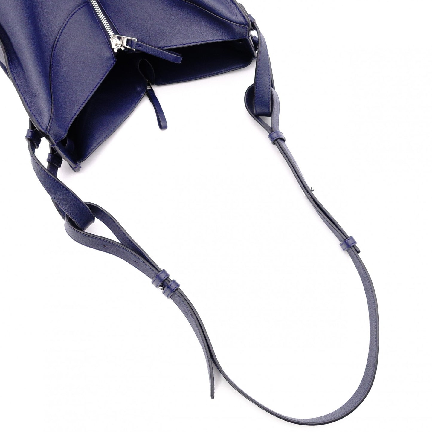 LOEWE Hammock Small Handbag, Leather, Blue, 2-Way Shoulder Bag