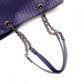 BOTTEGAVENETA Bottega Veneta Intrecciato Shoulder Bag, Leather, Navy, Tote Bag