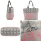 CHANEL New Neutra Tote Bag Nylon Gray × Pink Shoulder Bag A47147 7-10-388