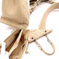 CHANEL Caviar Skin Chain Shoulder Bag Beige GST Silver Hardware R801309