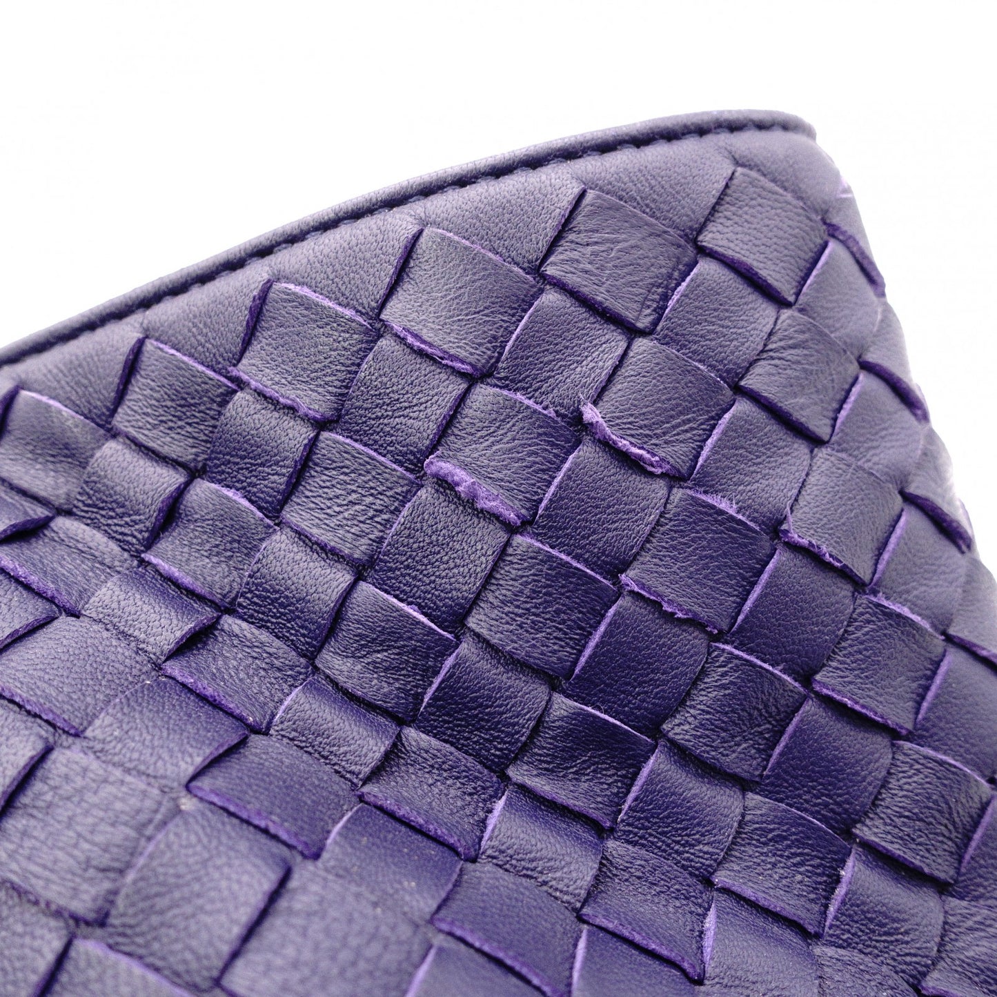 BOTTEGAVENETA Bottega Veneta Intrecciato Shoulder Bag, Leather, Navy, Tote Bag