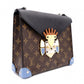 LOUIS VUITTON Tribal Mask Pochette GM Monogram Canvas Shoulder Bag, PVC/Leather, Brown