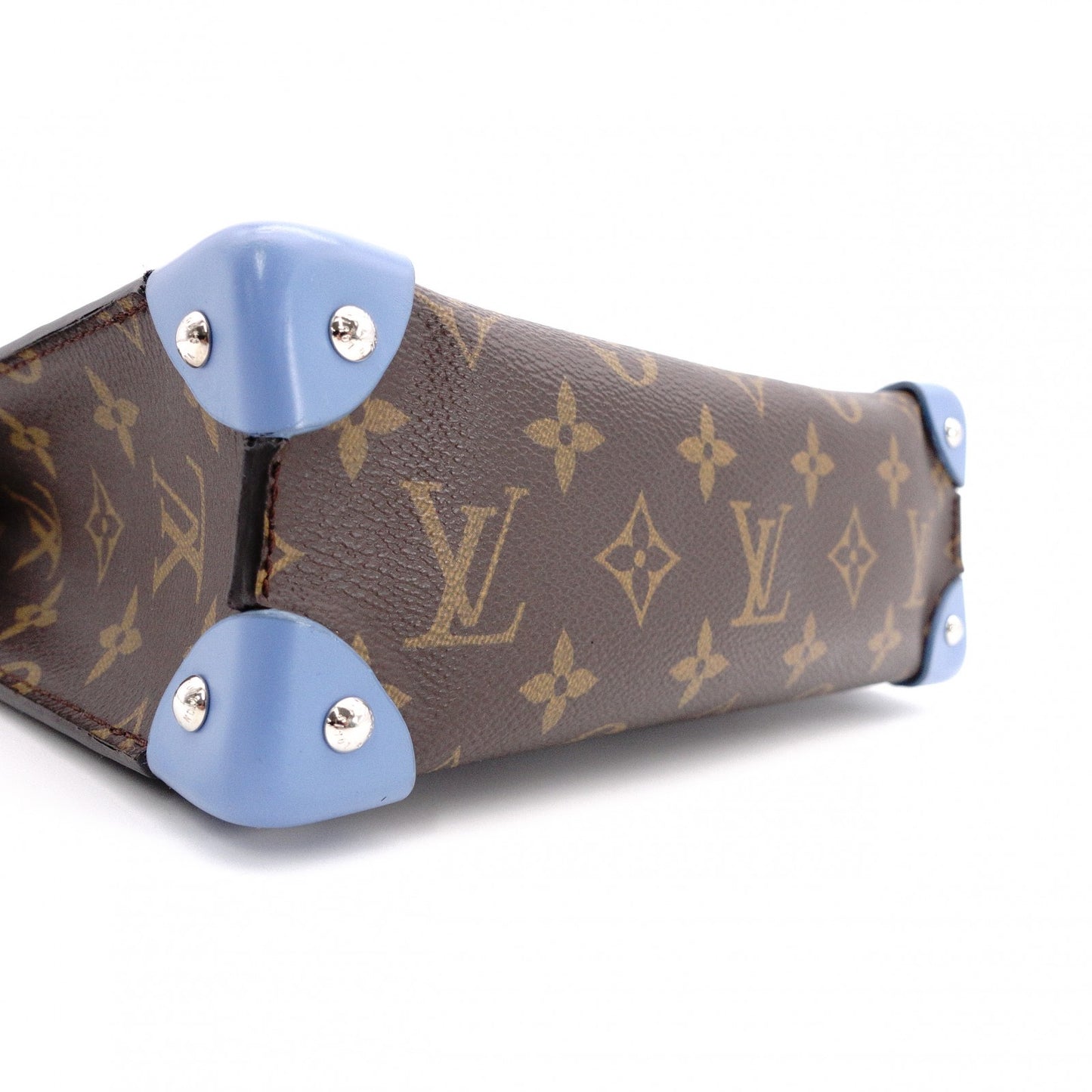 LOUIS VUITTON Tribal Mask Pochette GM Monogram Canvas Shoulder Bag, PVC/Leather, Brown
