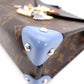 LOUIS VUITTON Tribal Mask Pochette GM Monogram Canvas Shoulder Bag, PVC/Leather, Brown