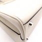 GUCCI Zumi Small Top-Handle Handbag, 2-Way Shoulder Bag, Leather, White, Women's