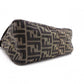FENDI Mamma Bucket Zucca Shoulder Bag, Canvas and Leather, Brown