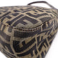 FENDI Mamma Bucket Zucca Shoulder Bag, Canvas and Leather, Brown