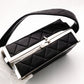 CHANEL Matelassé Vanity Black Lambskin Black Leather Silver Hardware 7-5-501