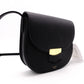 Celine Trotter Small Shoulder Bag, Leather, Black, Women's, Crossbody, Gold Hardware