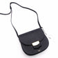 Celine Trotter Small Shoulder Bag, Leather, Black, Women's, Crossbody, Gold Hardware