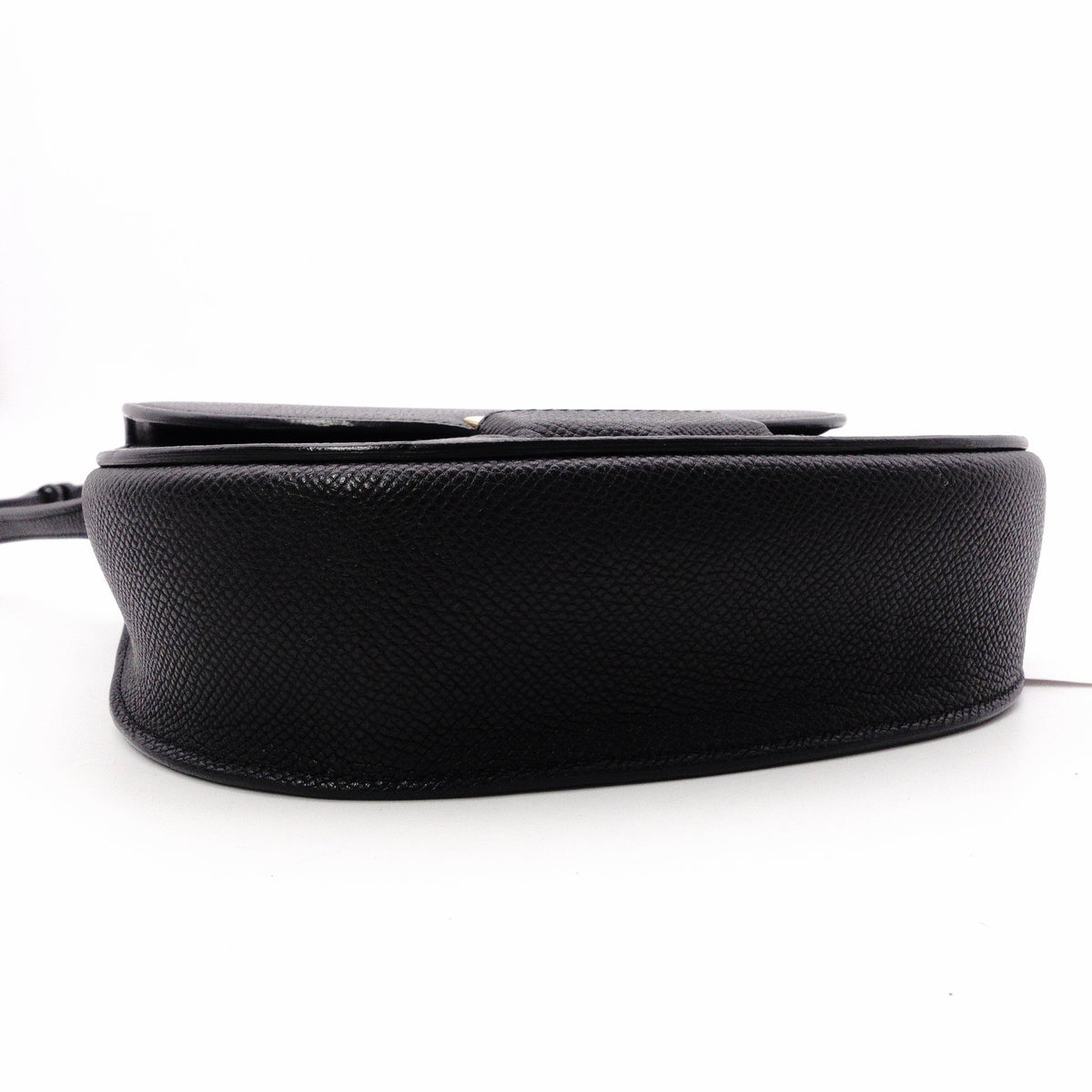 Celine Trotter Small Shoulder Bag, Leather, Black, Women's, Crossbody, Gold Hardware
