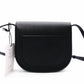 Celine Trotter Small Shoulder Bag, Leather, Black, Women's, Crossbody, Gold Hardware