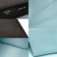 Celine Trapeze Handbag Leather 2-Way Black × Beige × Light Blue Shoulder 7-10-223