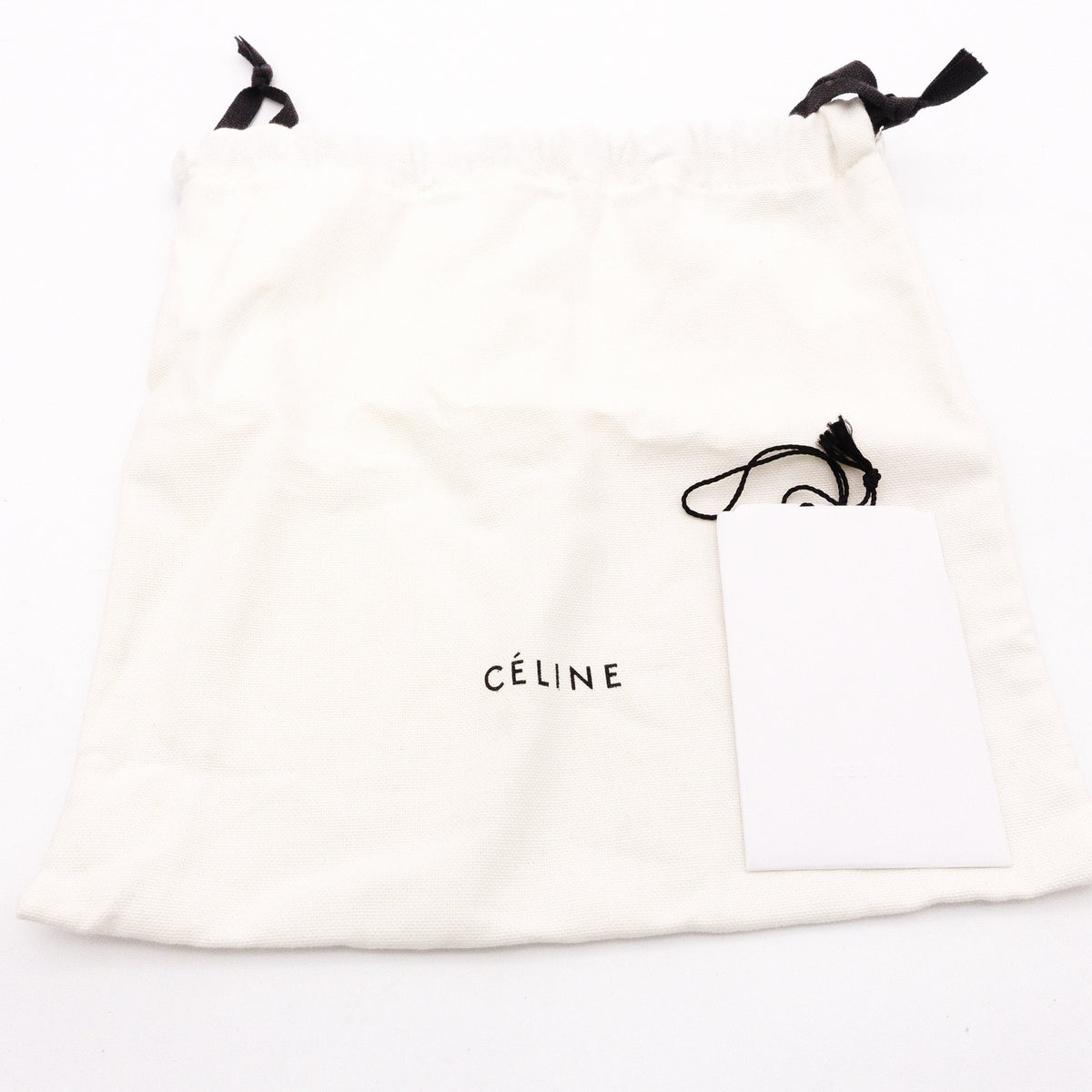 Celine Trotter Small Shoulder Bag, Leather, Black, Women's, Crossbody, Gold Hardware