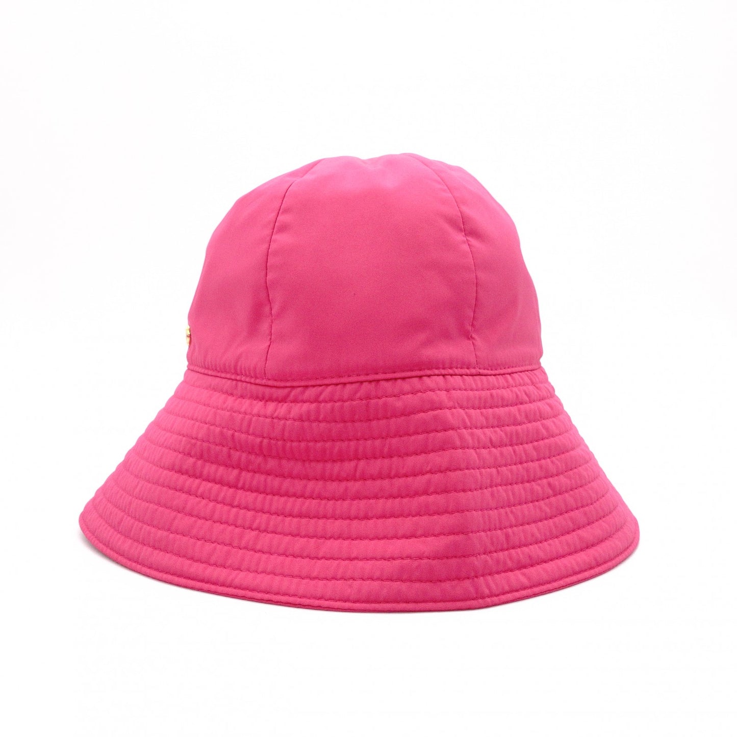 GUCCI GG Marmont Bucket Hat, Polyester, Pink, Gold Hardware, GG Logo, Size M, 57 cm
