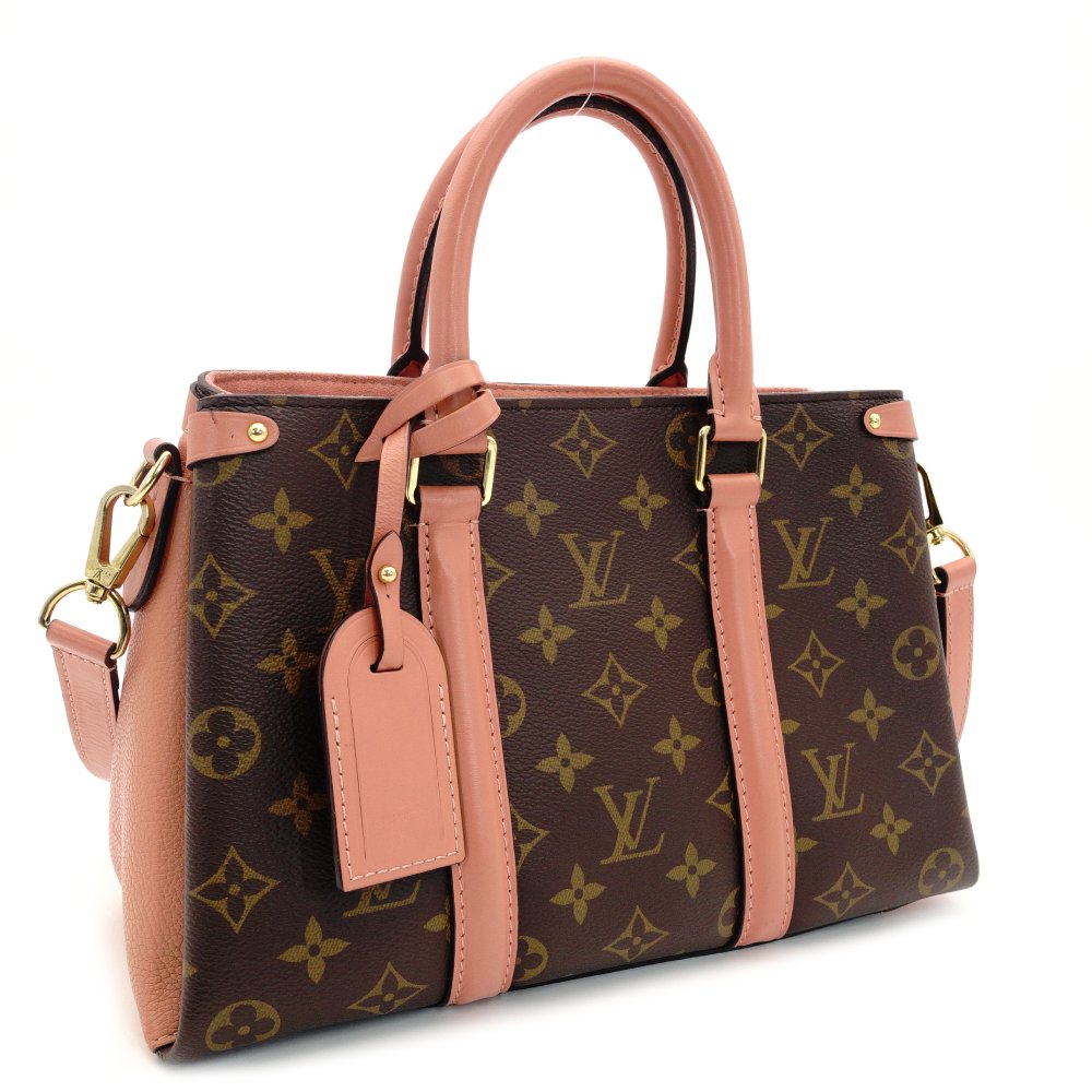 LOUIS VUITTON Monogram Canvas Suflo NV BB Series 2-Way Brown × Pink 7-9-153