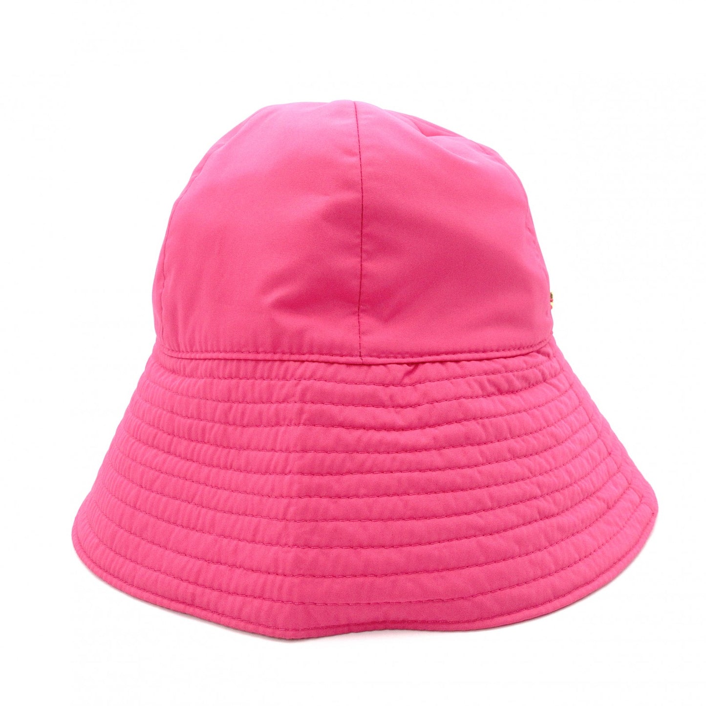 GUCCI GG Marmont Bucket Hat, Polyester, Pink, Gold Hardware, GG Logo, Size M, 57 cm