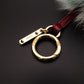 FENDI Keychain, Fur, White and Green, Monster Key Charm, Bag Charm