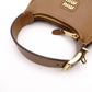 MIUMIU Miu Miu Hobo 2-Way Shoulder Bag, Leather, Camel, 2-Way