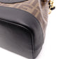 FENDI Bucket Bag Zucca Shoulder Bag PVC Brown FF Logo Women's