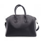 GIVENCHY Antigona Handbag, Leather, Black, 2-Way, Silver Hardware