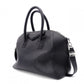 GIVENCHY Antigona Handbag, Leather, Black, 2-Way, Silver Hardware