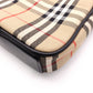 BURBERRY Nova Check Shoulder Bag, Nylon, Beige x Black, Unisex