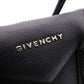 GIVENCHY Antigona Handbag, Leather, Black, 2-Way, Silver Hardware