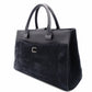 CHANEL Neo Executive Tote Black 2-Way Suede Black Leather