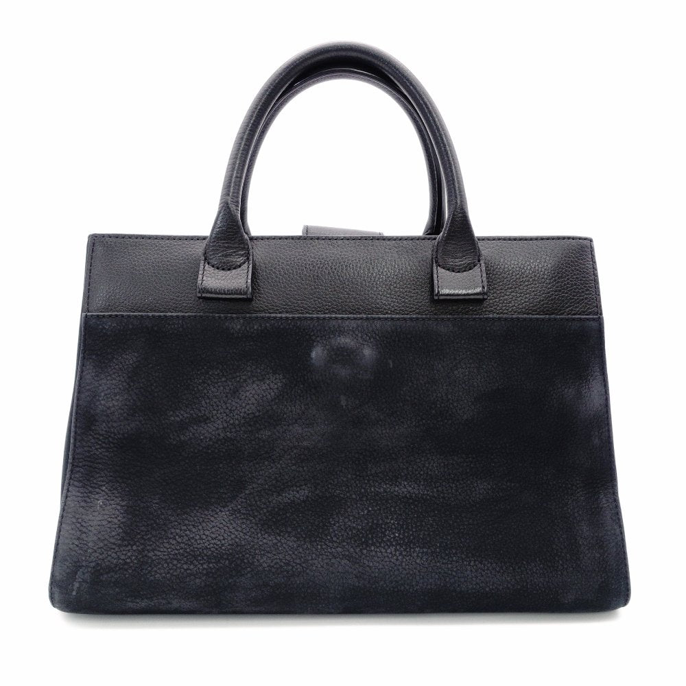 CHANEL Neo Executive Tote Black 2-Way Suede Black Leather