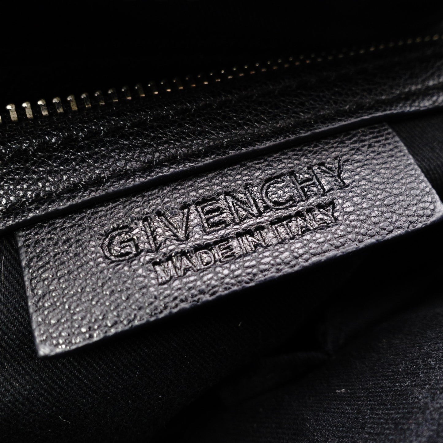 GIVENCHY Antigona Handbag, Leather, Black, 2-Way, Silver Hardware