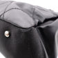 CHANEL Tote Bag GM Paris-Biarritz Tote Bag, Leather and Canvas, Black with Silver Hardware