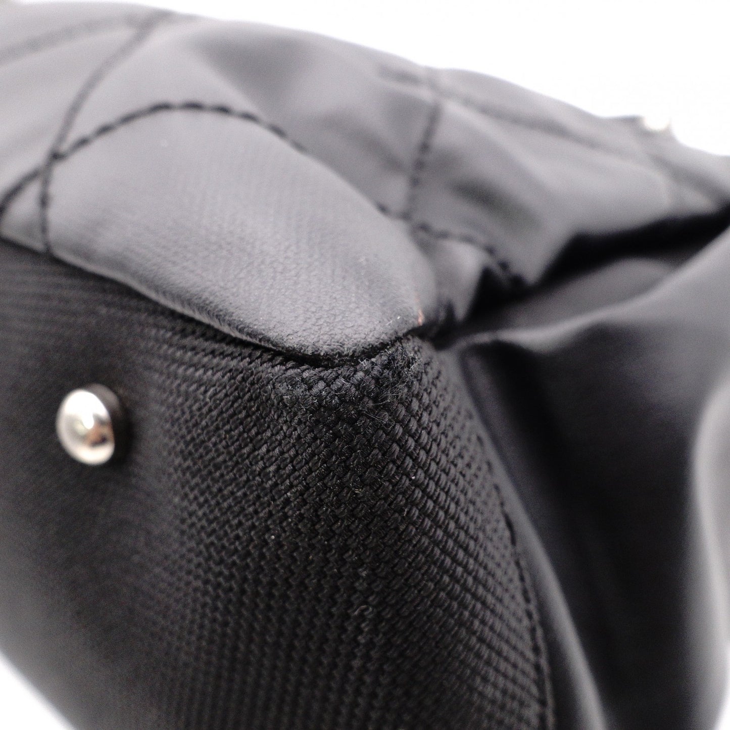 CHANEL Tote Bag GM Paris-Biarritz Tote Bag, Leather and Canvas, Black with Silver Hardware