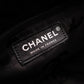 CHANEL Cambon Shoulder Bag, Leather, Beige and Black, Tote Bag, Silver Hardware