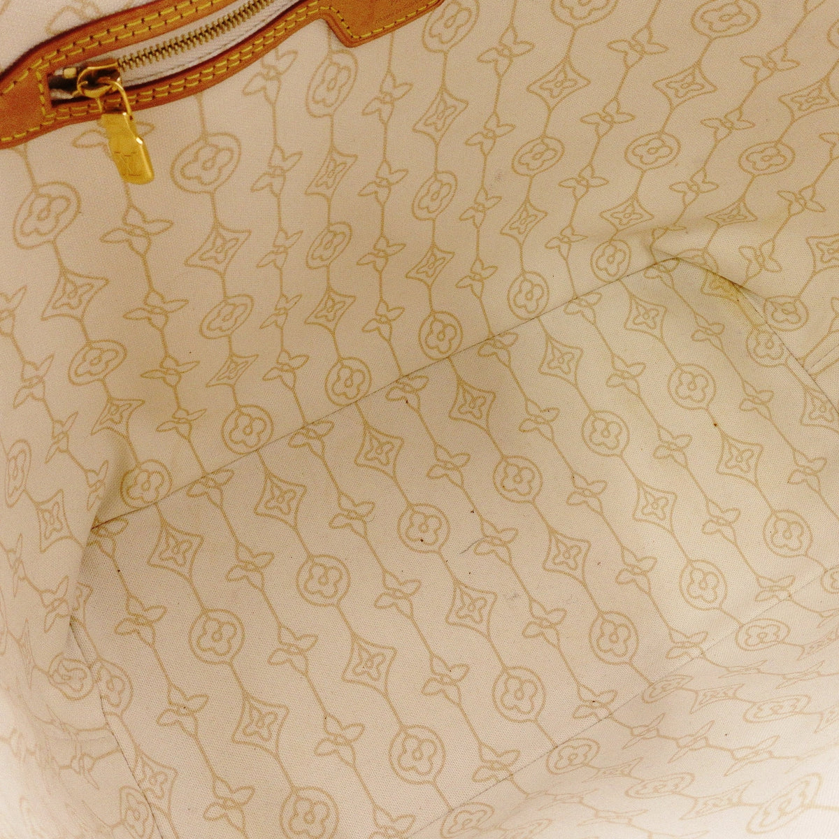 LOUIS VUITTON Neverfull MM Nautical Azur Shoulder Bag, PVC/Leather, Multicolor, Women's
