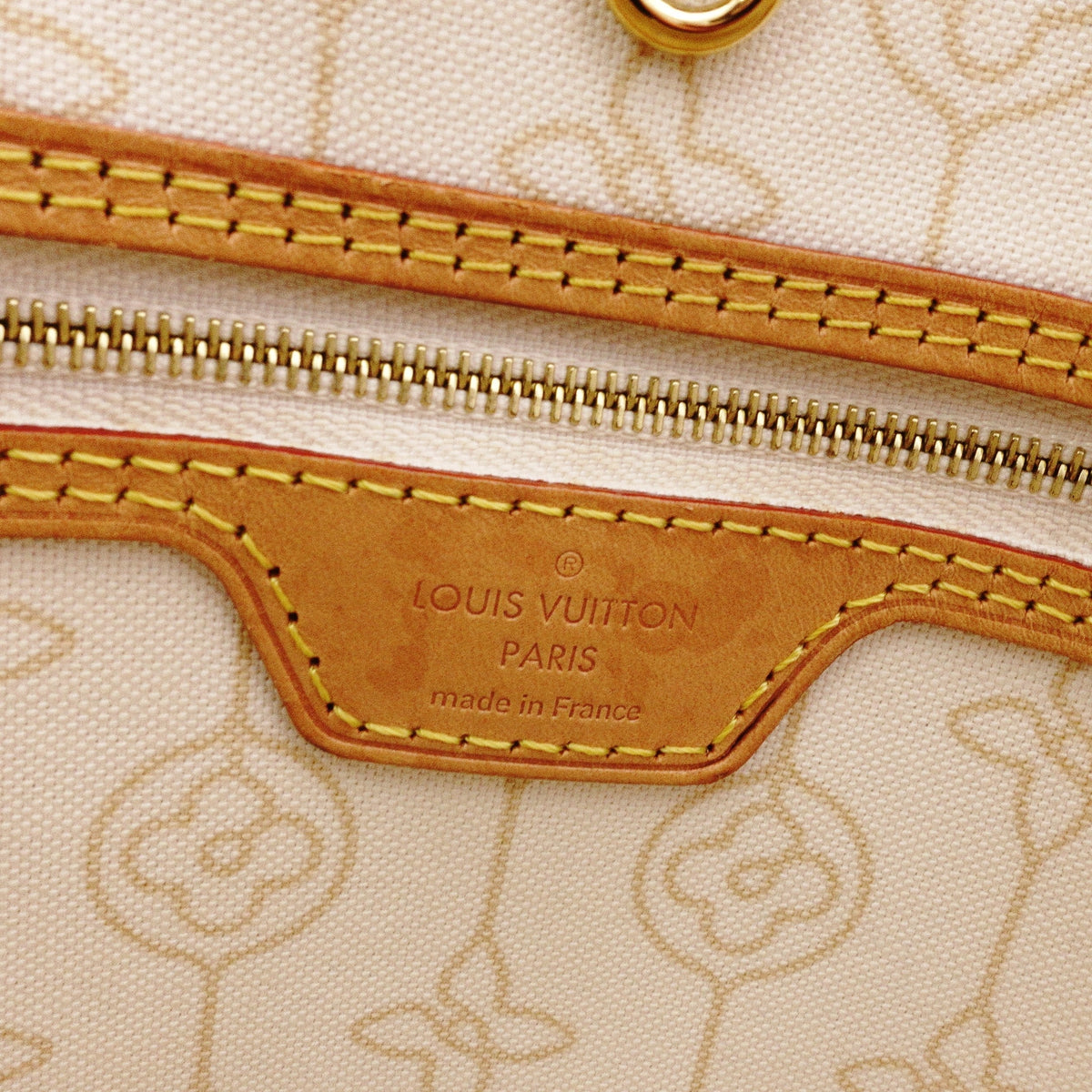 LOUIS VUITTON Neverfull MM Nautical Azur Shoulder Bag, PVC/Leather, Multicolor, Women's