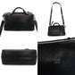 FENDI By the Way Medium Black Handbag 2-Way Leather Shoulder Bag Black 7-9-683