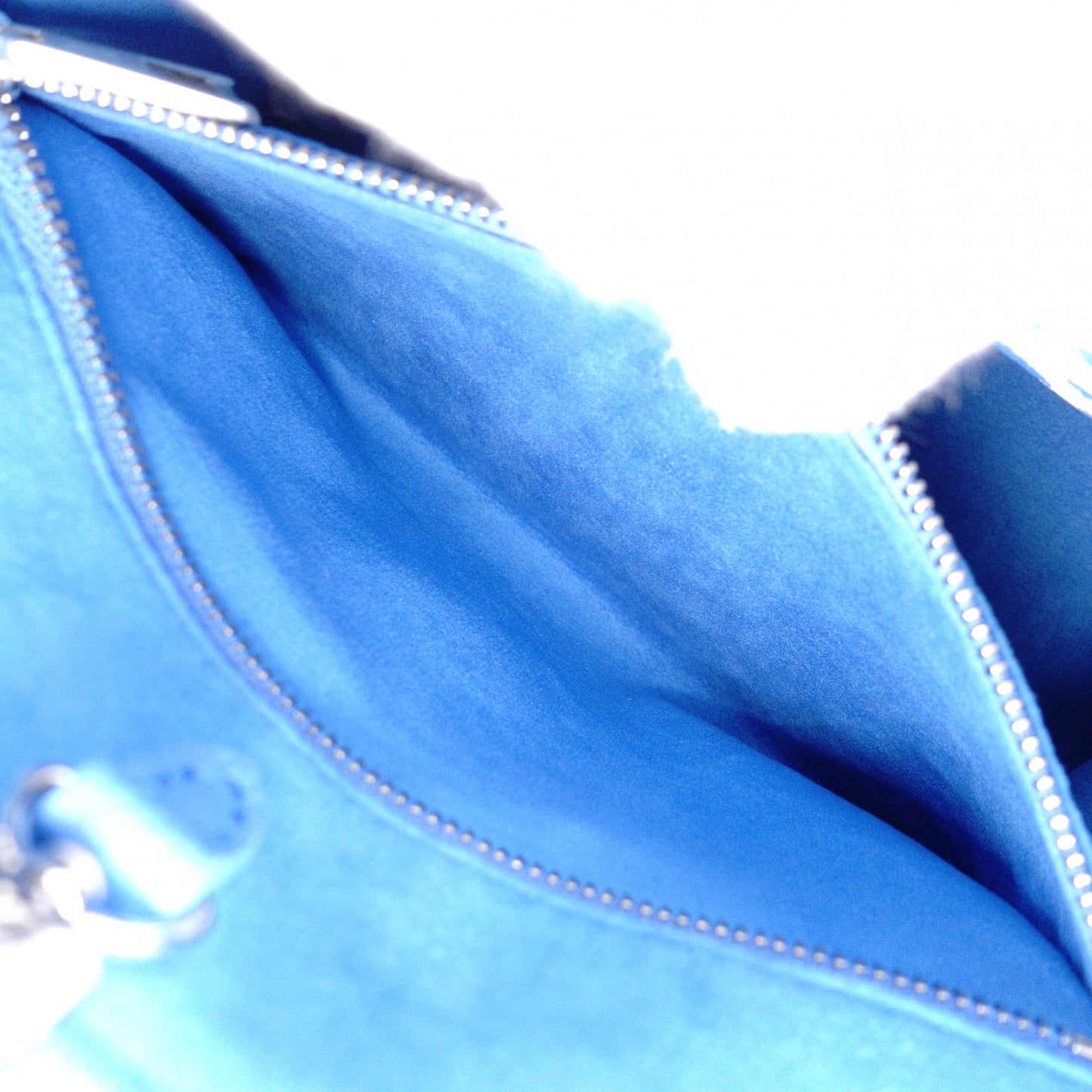 LOUIS VUITTON Yayoi Kusama On the Go PM Monogram Implant Handbag, Leather, Blue, 2-Way