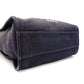 CHANEL Deauville Shoulder Bag Leather/Canvas Denim