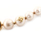 DIOR 30 Montaigne Fake Pearl Bracelet with CD Logo Pink Gold Hardware Bangle 7-10-480