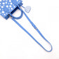 LOUIS VUITTON Yayoi Kusama On the Go PM Monogram Implant Handbag, Leather, Blue, 2-Way