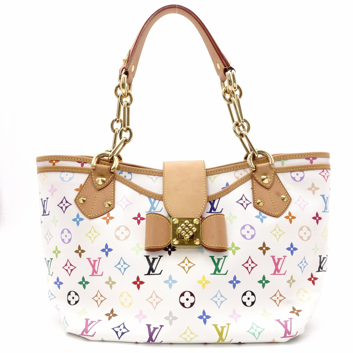 LOUIS VUITTON Annie GM Monogram Multicolor Shoulder Bag, PVC/Leather, Hand Bag Women's