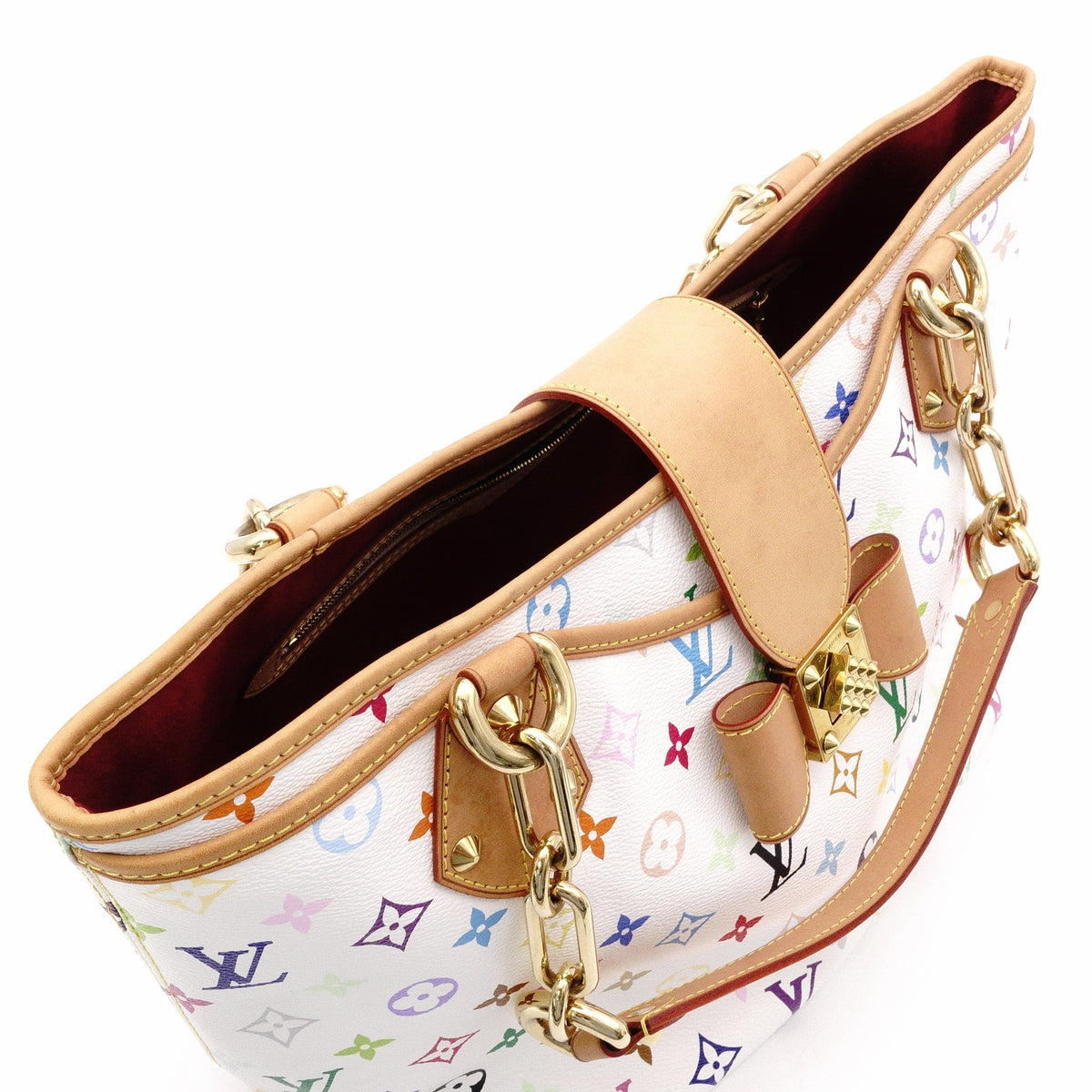 LOUIS VUITTON Annie GM Monogram Multicolor Shoulder Bag, PVC/Leather, Hand Bag Women's